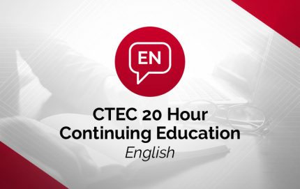 CTEC 20 Hour Continuing Education (English)